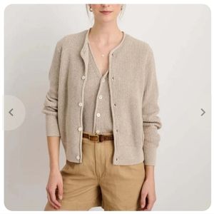Alex Mill Eldridge Cardigan Oatmeal XL